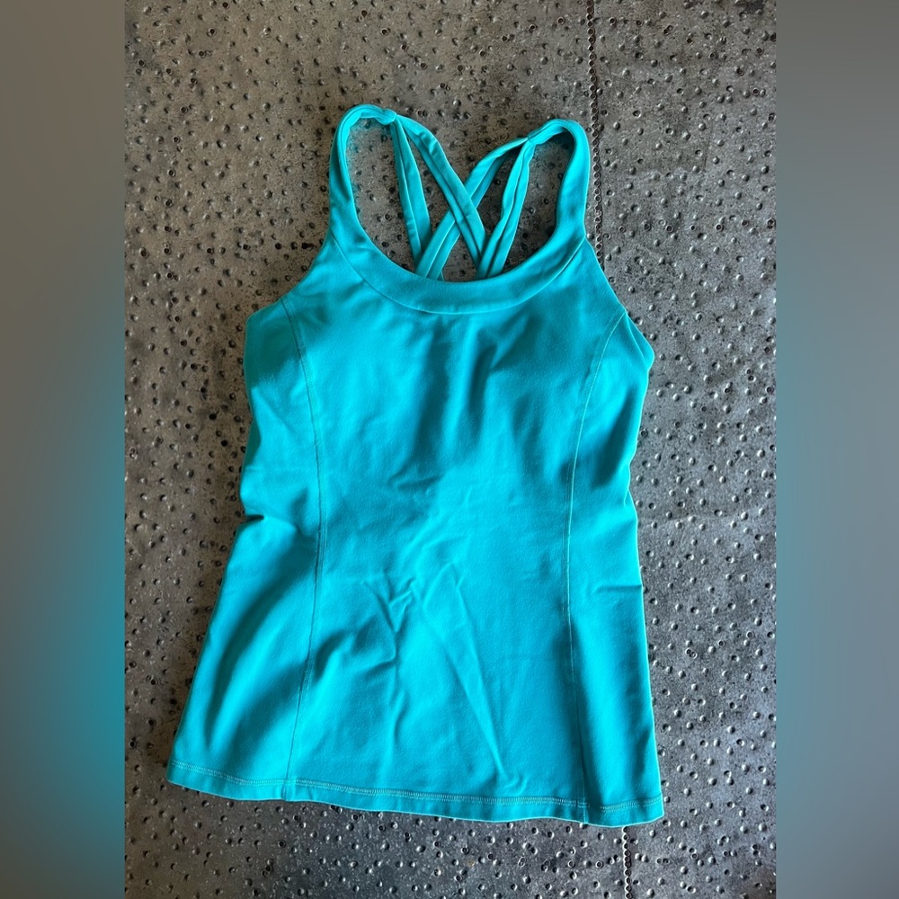Teal Lulu Yoga Top
